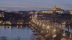 Pražský hrad, Karlův most, Vltava