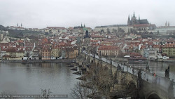 Pražský hrad, Karlův most, Vltava