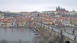 Město Praha - Pražský hrad, Karlův most, Vltava - 30.3.2026 v 07:15 Město Praha - Pražský hrad, Karlův most, Vltava - 30.3.2026 v 07:15