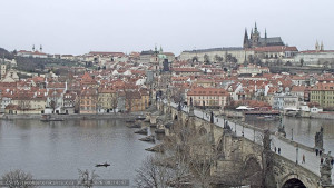 Město Praha - Pražský hrad, Karlův most, Vltava - 30.3.2026 v 08:15 Město Praha - Pražský hrad, Karlův most, Vltava - 30.3.2026 v 08:15