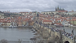 Pražský hrad, Karlův most, Vltava