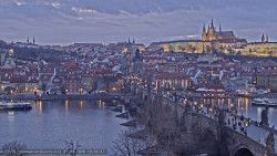Pražský hrad, Karlův most, Vltava