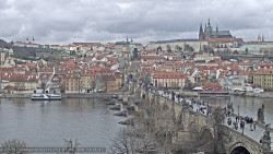Pražský hrad, Karlův most, Vltava