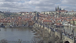 Pražský hrad, Karlův most, Vltava