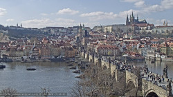 Pražský hrad, Karlův most, Vltava