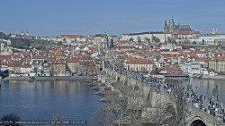 Pražský hrad, Karlův most, Vltava