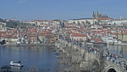 Pražský hrad, Karlův most, Vltava