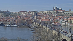Pražský hrad, Karlův most, Vltava