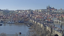 Pražský hrad, Karlův most, Vltava