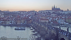 Pražský hrad, Karlův most, Vltava