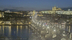 Pražský hrad, Karlův most, Vltava