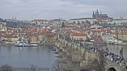 Pražský hrad, Karlův most, Vltava