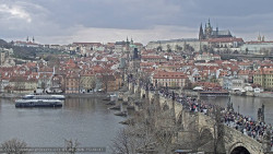 Pražský hrad, Karlův most, Vltava