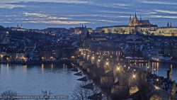 Pražský hrad, Karlův most, Vltava