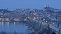 Pražský hrad, Karlův most, Vltava