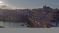 Pražský hrad, Karlův most, Vltava