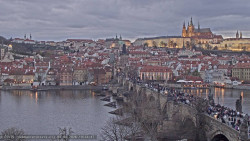 Pražský hrad, Karlův most, Vltava