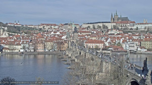 Město Praha - Pražský hrad, Karlův most, Vltava - 5.4.2026 v 09:15 Město Praha - Pražský hrad, Karlův most, Vltava - 5.4.2026 v 09:15