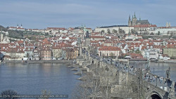Pražský hrad, Karlův most, Vltava