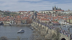Pražský hrad, Karlův most, Vltava