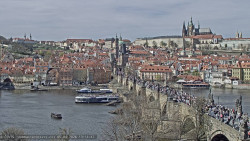 Pražský hrad, Karlův most, Vltava