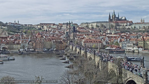 Město Praha - Pražský hrad, Karlův most, Vltava - 5.4.2026 v 15:15 Město Praha - Pražský hrad, Karlův most, Vltava - 5.4.2026 v 15:15