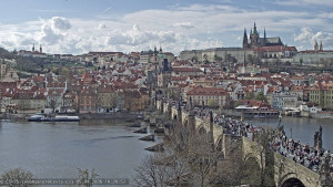 Město Praha - Pražský hrad, Karlův most, Vltava - 5.4.2026 v 16:30 Město Praha - Pražský hrad, Karlův most, Vltava - 5.4.2026 v 16:30