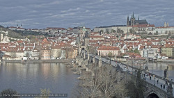 Pražský hrad, Karlův most, Vltava