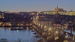 Pražský hrad, Karlův most, Vltava