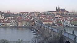 Pražský hrad, Karlův most, Vltava