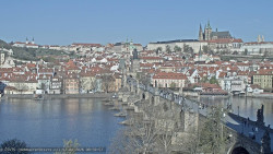 Pražský hrad, Karlův most, Vltava
