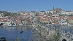 Pražský hrad, Karlův most, Vltava