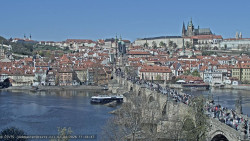 Pražský hrad, Karlův most, Vltava