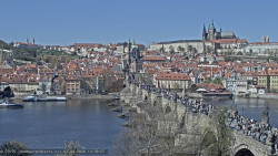 Pražský hrad, Karlův most, Vltava
