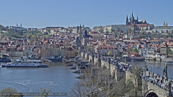 Pražský hrad, Karlův most, Vltava
