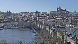 Pražský hrad, Karlův most, Vltava