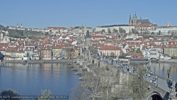 Pražský hrad, Karlův most, Vltava