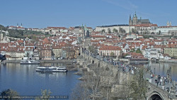 Pražský hrad, Karlův most, Vltava