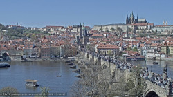Pražský hrad, Karlův most, Vltava
