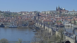 Pražský hrad, Karlův most, Vltava