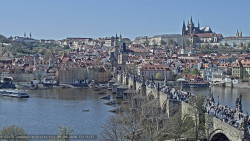 Pražský hrad, Karlův most, Vltava