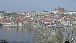Pražský hrad, Karlův most, Vltava