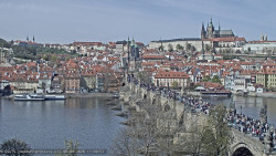 Pražský hrad, Karlův most, Vltava