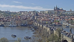 Pražský hrad, Karlův most, Vltava
