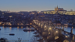 Pražský hrad, Karlův most, Vltava