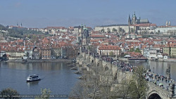 Pražský hrad, Karlův most, Vltava