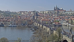 Pražský hrad, Karlův most, Vltava