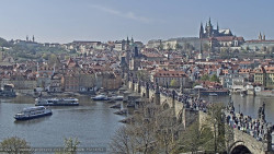 Pražský hrad, Karlův most, Vltava