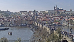 Pražský hrad, Karlův most, Vltava