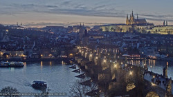 Pražský hrad, Karlův most, Vltava